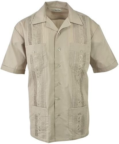 Traditional Guayabera Shirt to Size 8XB and 6XT
