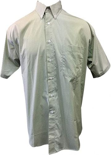 1XB Copper Canyon Light Green Gingham Button Shirt