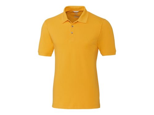 Cotton Blended Casual Golf and Everyday Pique Polo Shirt in 10 Colors by Cutter and Buck