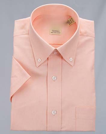 Pinpoint Short Sleeve Pastels Button Down Dress Shirts 