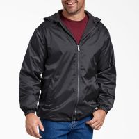 Dickies Hooded Fleece Lined Rip Stop Jacket to 5X in 3 Colors