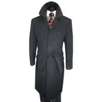 European Style Wool Blended High Fashion Topcoat and Overcoat to Size 62